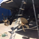 Pulizia eliche_ Refitting Sardegna Costa Smeralda