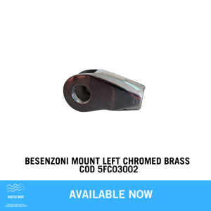 BESENZONI MOUNT LEFT CHROMED BRASS COD 5FC03002