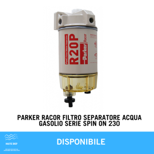 PARKER RACOR FILTRO SEPARATORE ACQUA GASOLIO SERIE SPIN ON 230