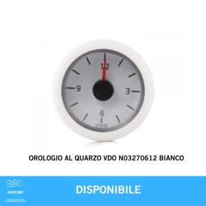 OROLOGIO AL QUARZO VDO N03270612 BIANCO