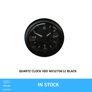 QUARTZ CLOCK VDO N03270612 BLACK