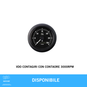 VDO CONTAGIRI CON CONTAORE 3000RPM