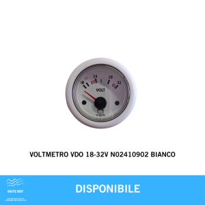 VOLTMETRO VDO 18-32V N02410902 BIANCO