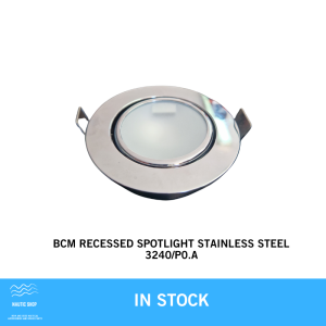 BCM RECESSED SPOTLIGHT STAINLESS STEEL 3240P0A