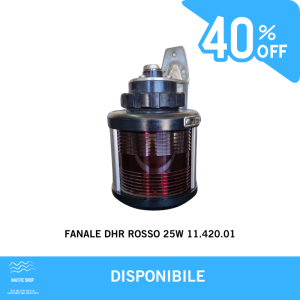 FANALE DHR ROSSO 25W 11.420.01