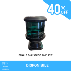 FANALE DHR VERDE 360° 25W