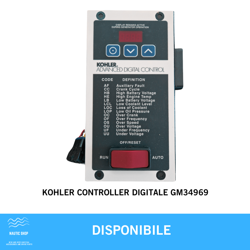 KOHLER CONTROLLER DIGITALE GM34969