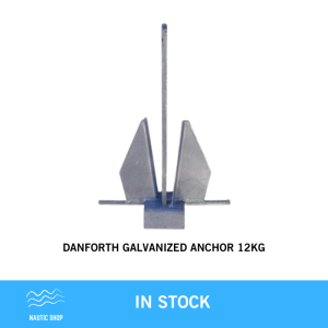 DANFORTH GALVANIZED ANCHOR 12 KG