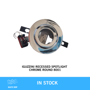 IGUZZINI RECESSED SPOTLIGHT CHROME ROUND 8001