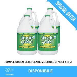 SIMPLE GREEN DETERGENTE MULTIUSO 3,78 LT X 4PZ