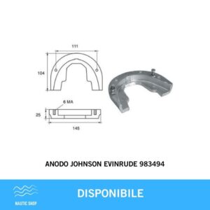 ANODO JOHNSON EVINRUDE 983494