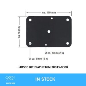 JABSCO KIT DIAPHRAGM 30015-0000 MEASUREMENTS