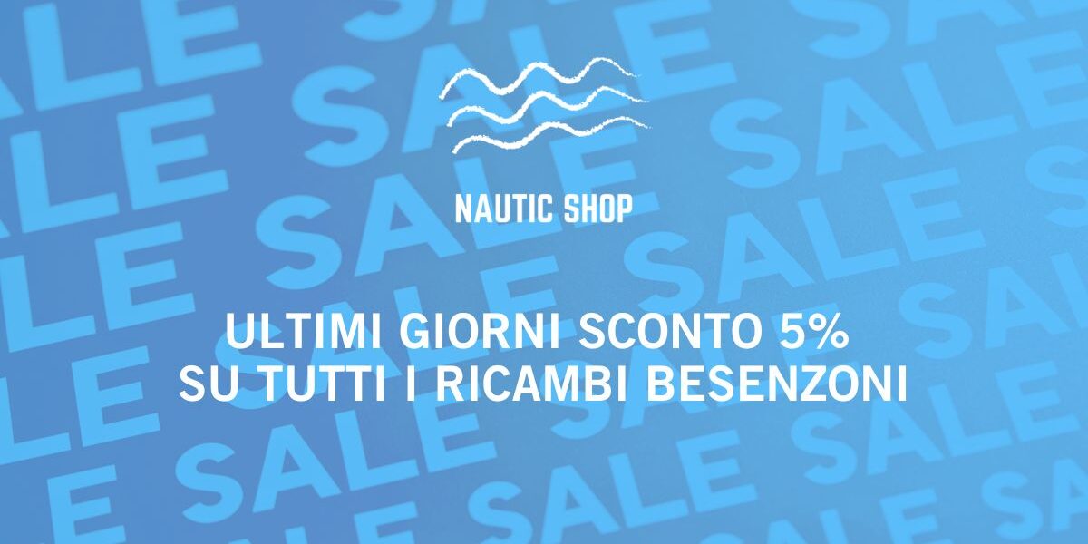 ULTIMI GIORNI SCONTO 5 SU TUTTI I RICAMBI BESENZONI ULTIMI GIORNI SCONTO 5 SU TUTTI I RICAMBI BESENZONI