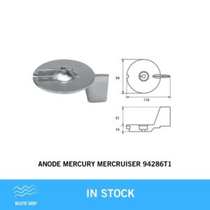 ANODE MERCURY MERCRUISER 94286T1