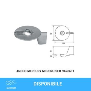 ANODO MERCURY MERCRUISER 94286T1