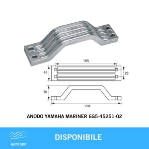 ANODO YAMAHA MARINER 6G5-45251-02