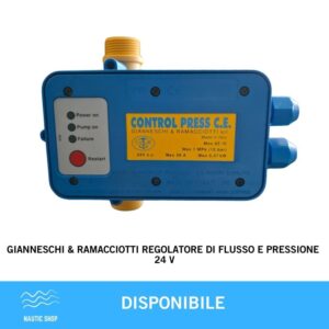 GIANNESCHI E RAMACCIOTTI REGOLATORE DI FLUSSO DI PRESSIONE 24 V
