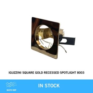 IGUZZINI SQUARE GOLD RECESSED SPOTLIGHT 8003