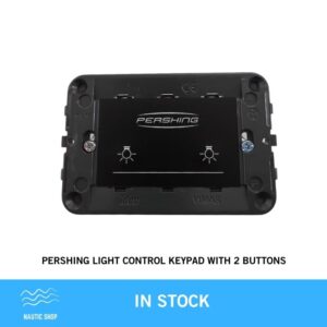 PERSHING LIGHT CONTROL KEYPAD WITH 2 BUTTONS