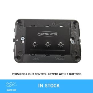 PERSHING LIGHT CONTROL KEYPAD WITH 3 BUTTONS