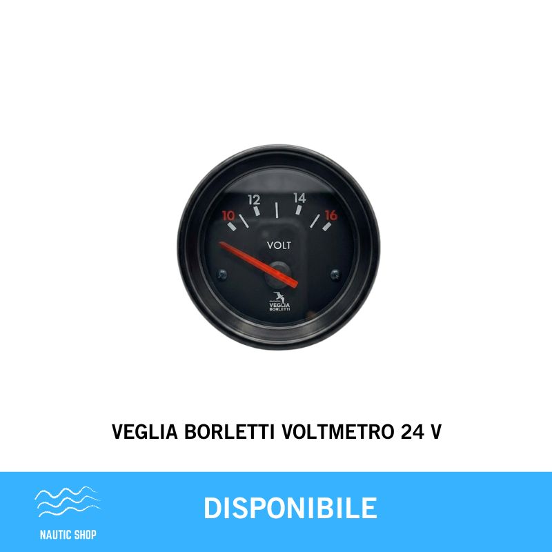 VEGLIA BORLETTI VOLTMETRO 24 V