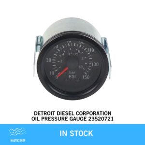 DETROIT DIESEL CORPORATION OIL PRESSURE GAUGE 23520721