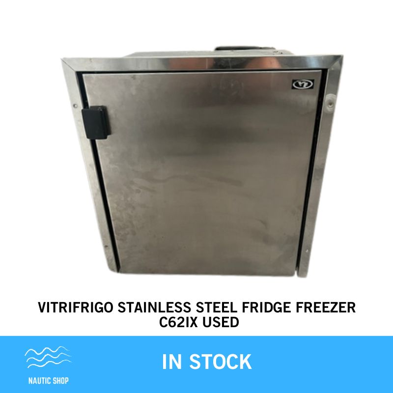 VITRIFRIGO STAINLESS STEEL FRIDGE FREEZER C62IX USED (3)