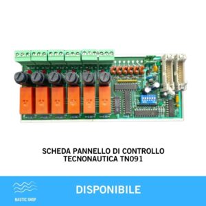 SCHEDA PANNELLO DI CONTROLLO TECNONAUTICA TN091