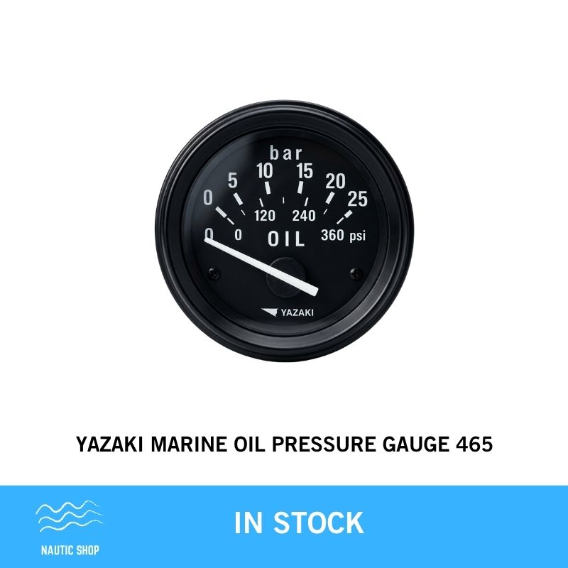 YAZAKI MARINE OIL PRESSURE GAUGE 465