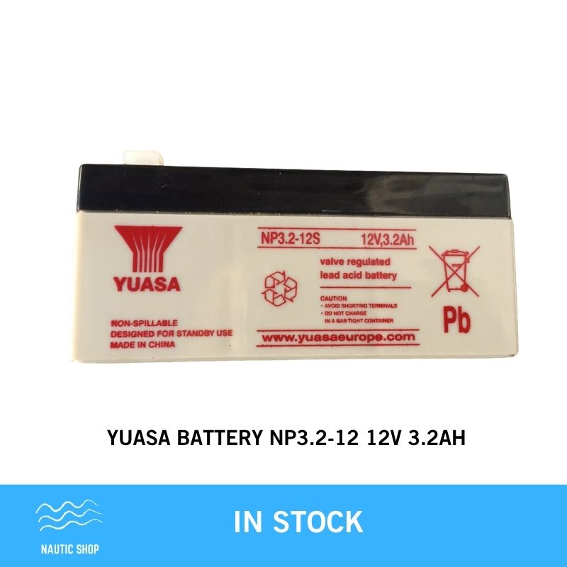 YUASA BATTERY NP3.2-12 12V 3.2AH