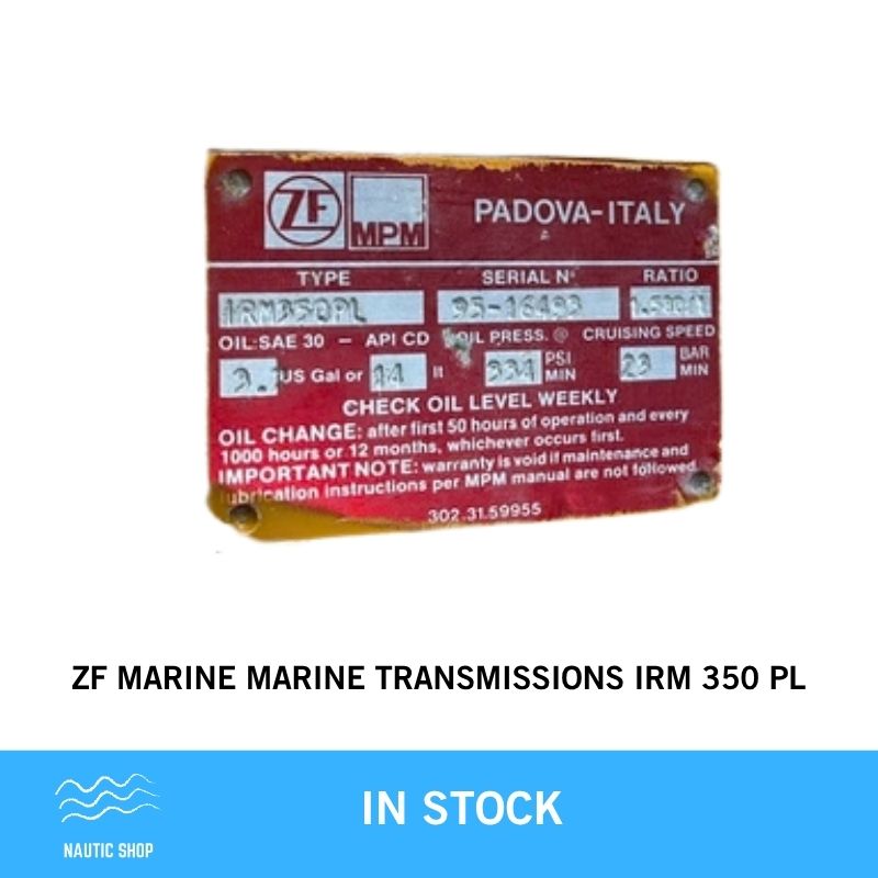 ZF MARINE MARINE TRANSMISSIONS IRM 350 PL - Image 2